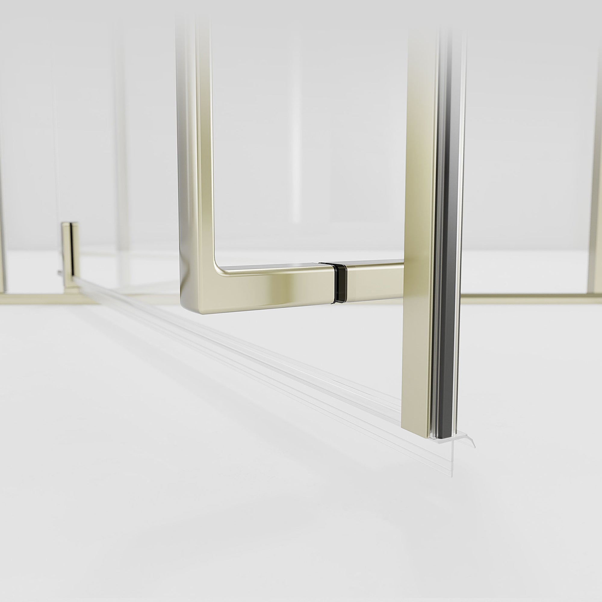 VELTIS Customize U-Line Shower Door with Ultra Clear Glass