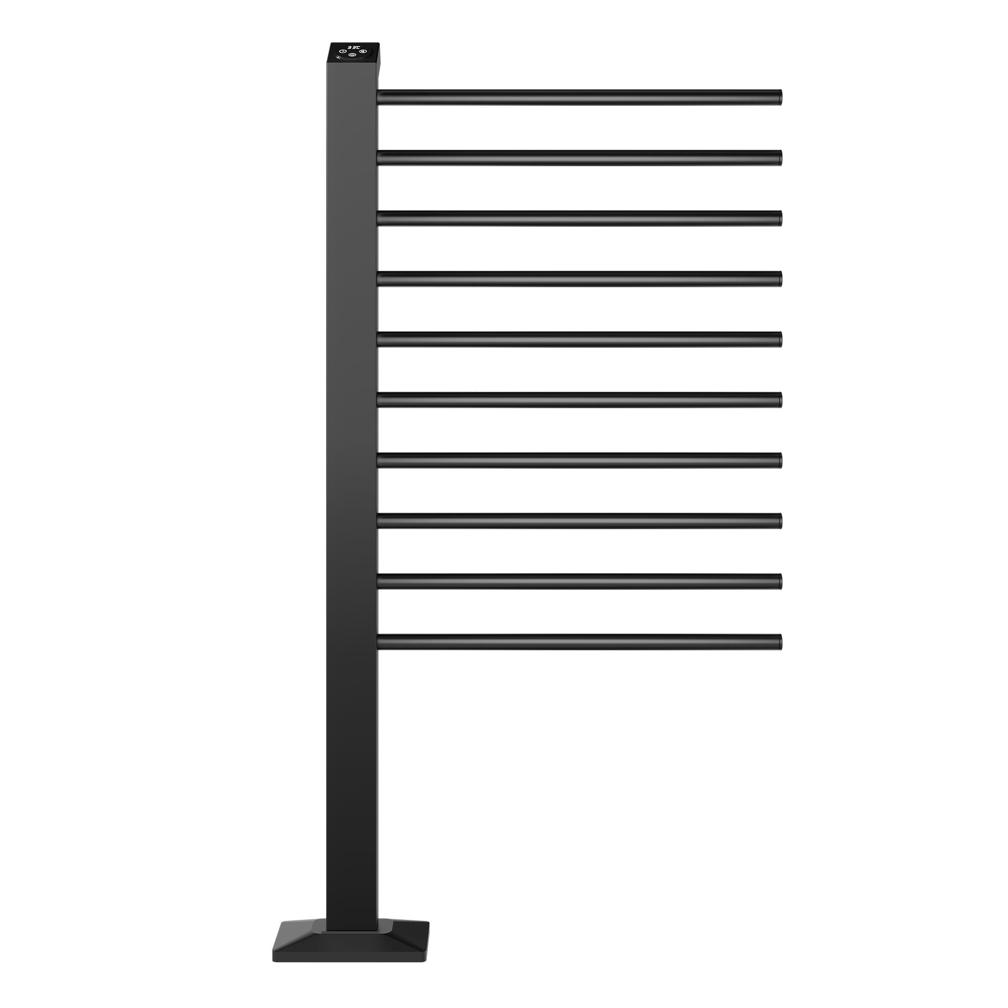 MONAREL Vertical Heated Towel Rack with Smart Temperature and Timer Control