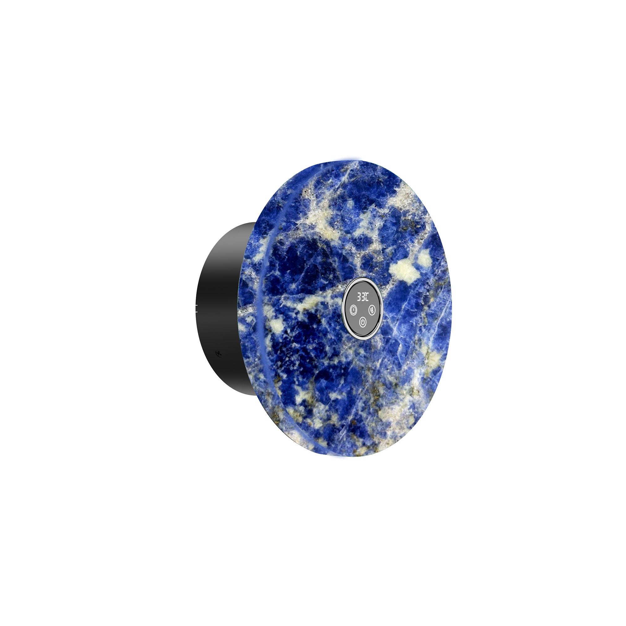 VERDARA Marble Heated Towel Rack with Carbon Fiber and Timer Control