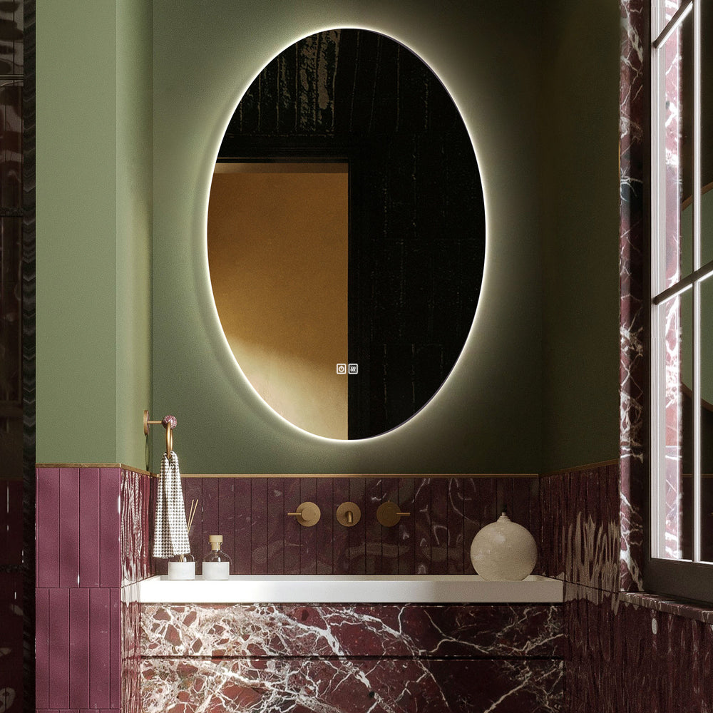 CERES Oval Custom LED Mirror with Backlight