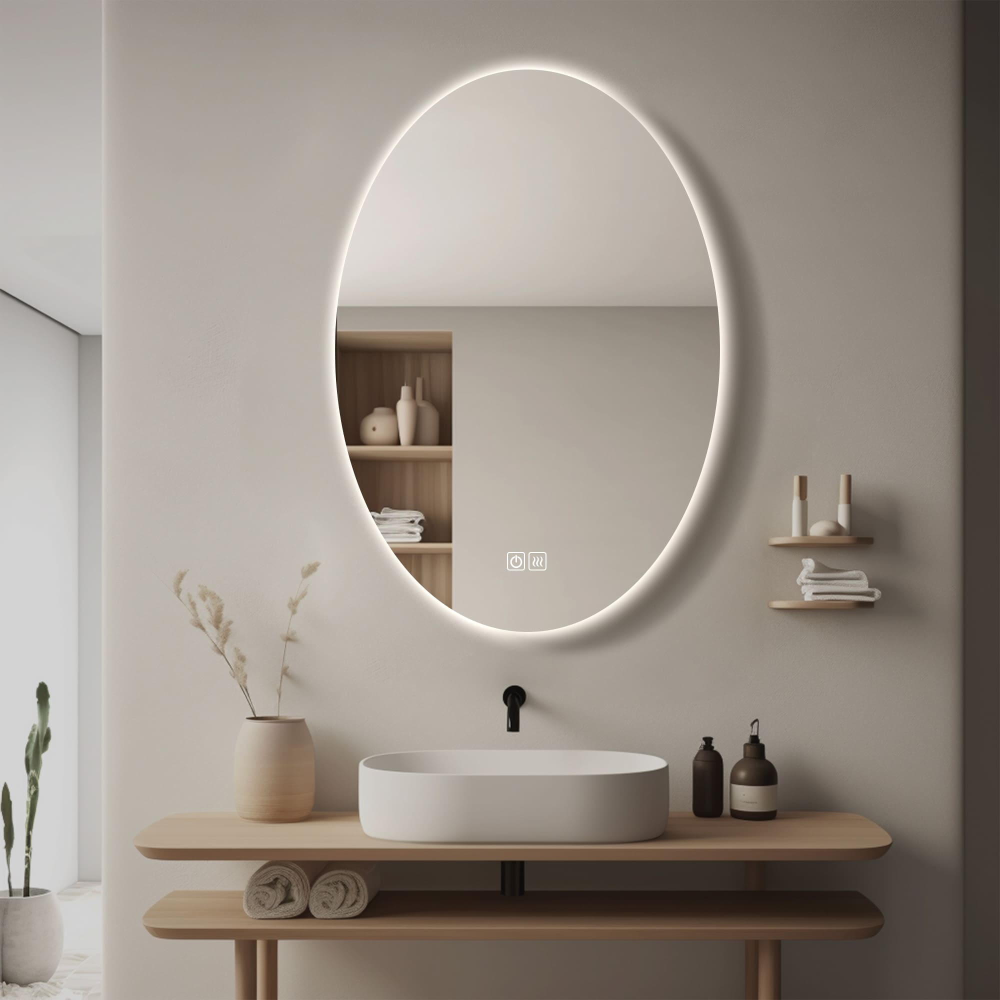Ceres LED Mirror for bathroom 6000k backlight