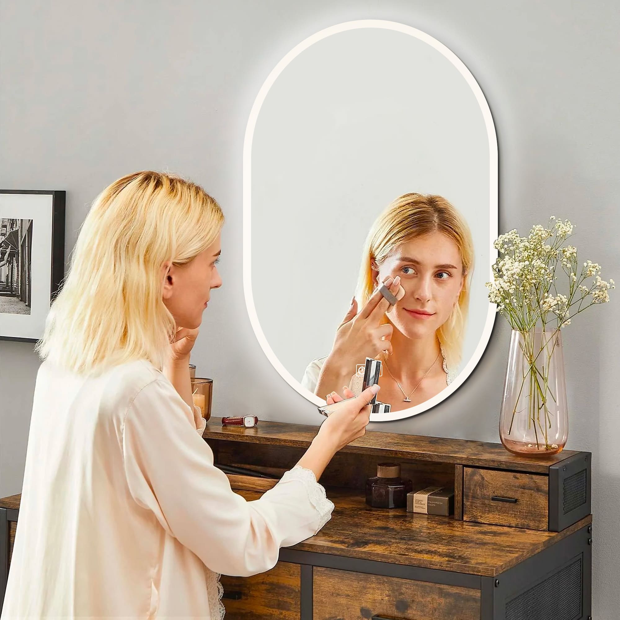 Haumea LED Mirror Makeup Mirror