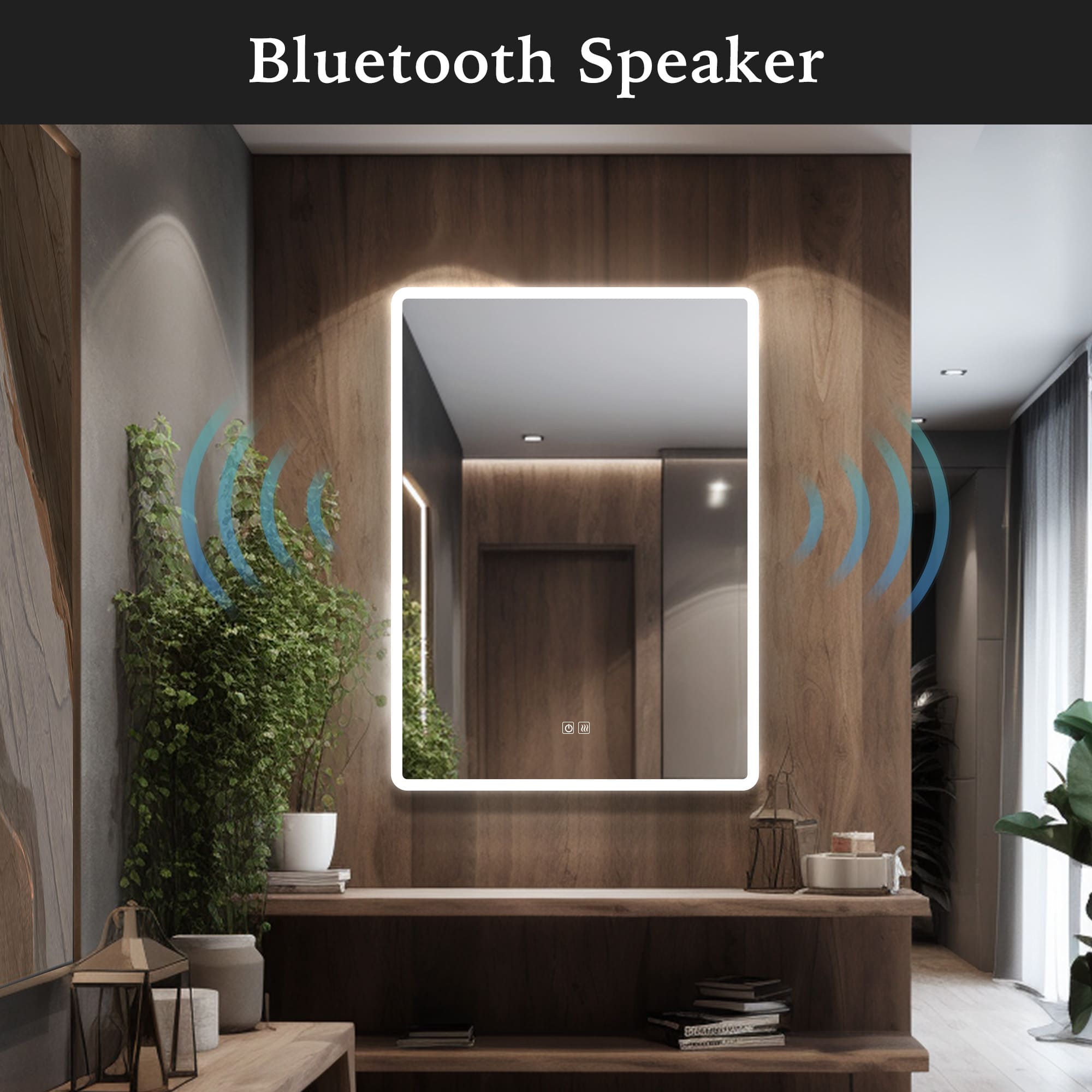 HimaliaLEDMirrorBluetoothSpeaker