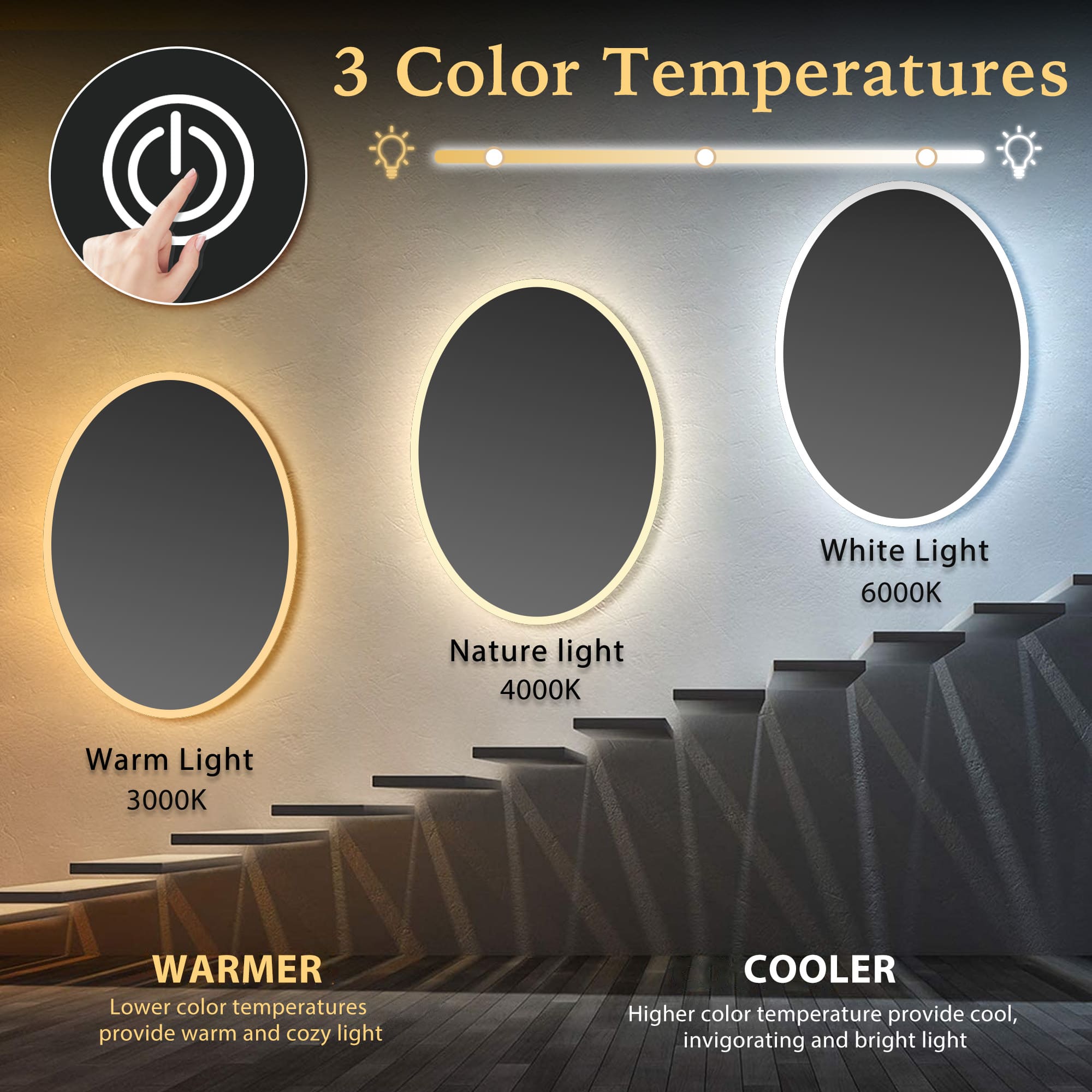 IocasteLEDMirrorColorTemperatures