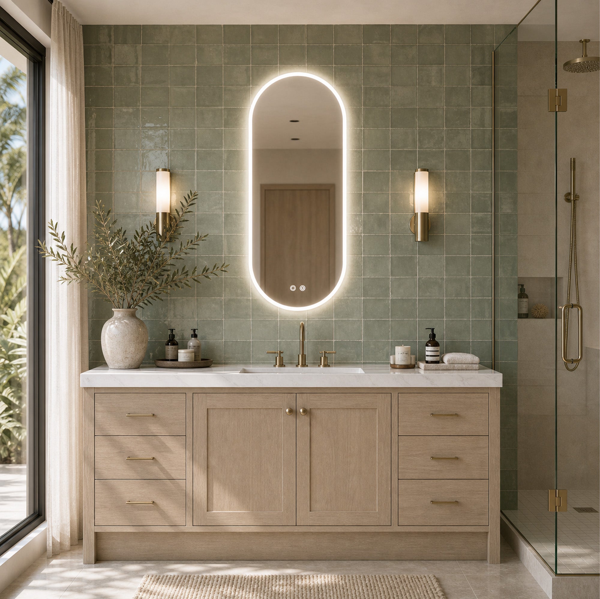 20"*36" LYRON LED Mirror with Demister