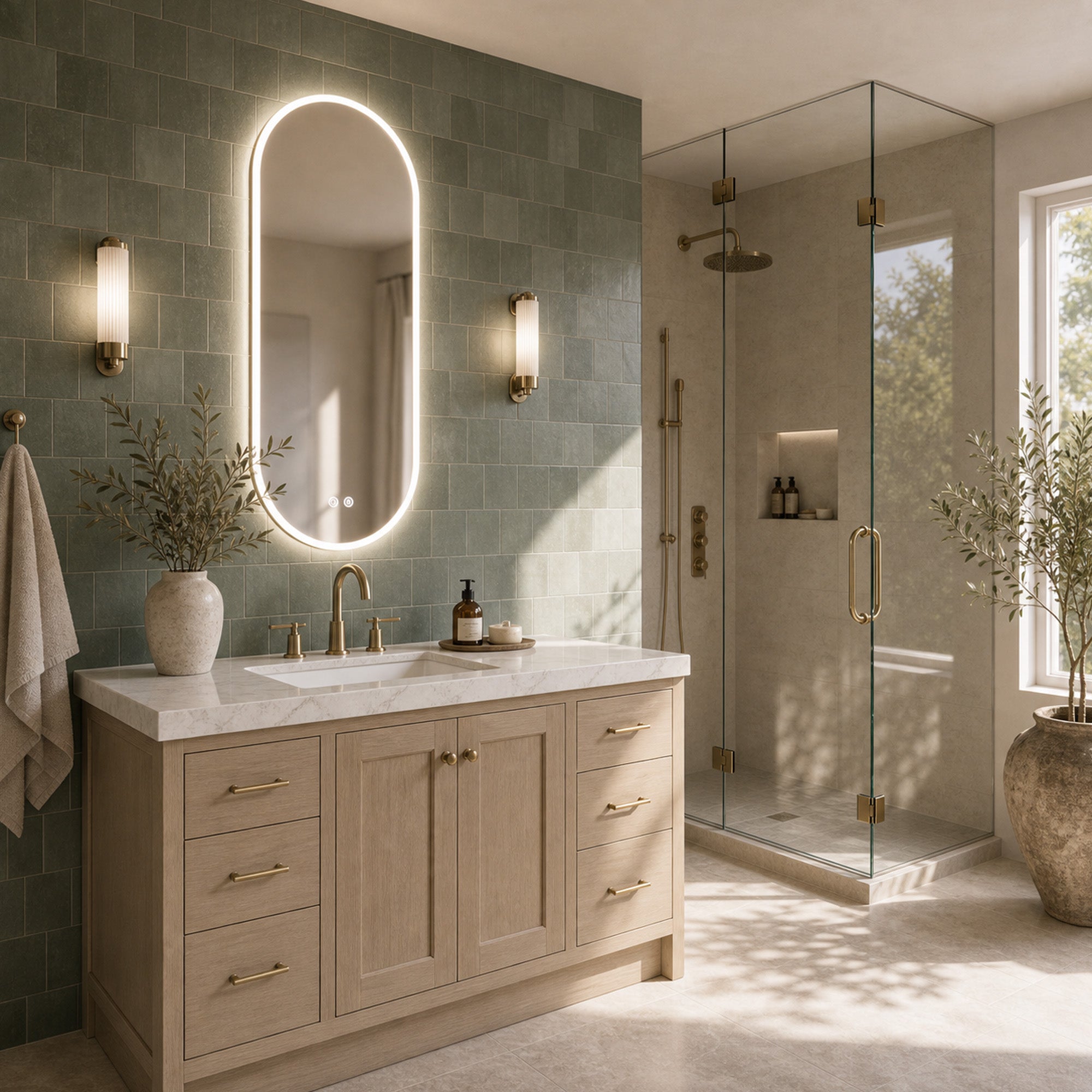 20"*36" LYRON LED Mirror with Demister