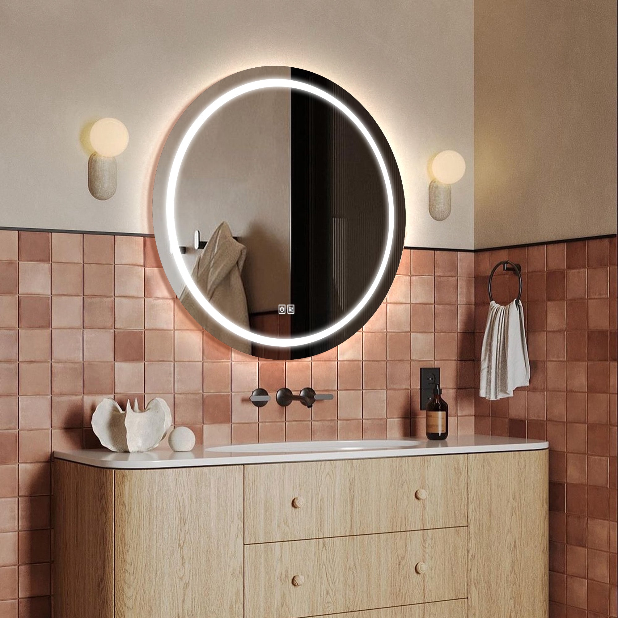 MERCURY Round Custom LED Mirror with Backlight