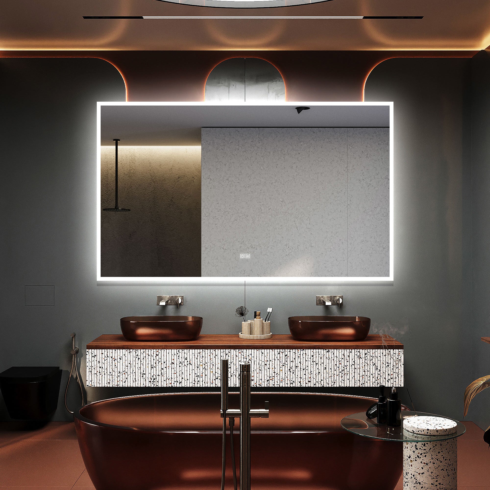 48"*36" 72"*36" NEPTUNE LED Mirror with Demister