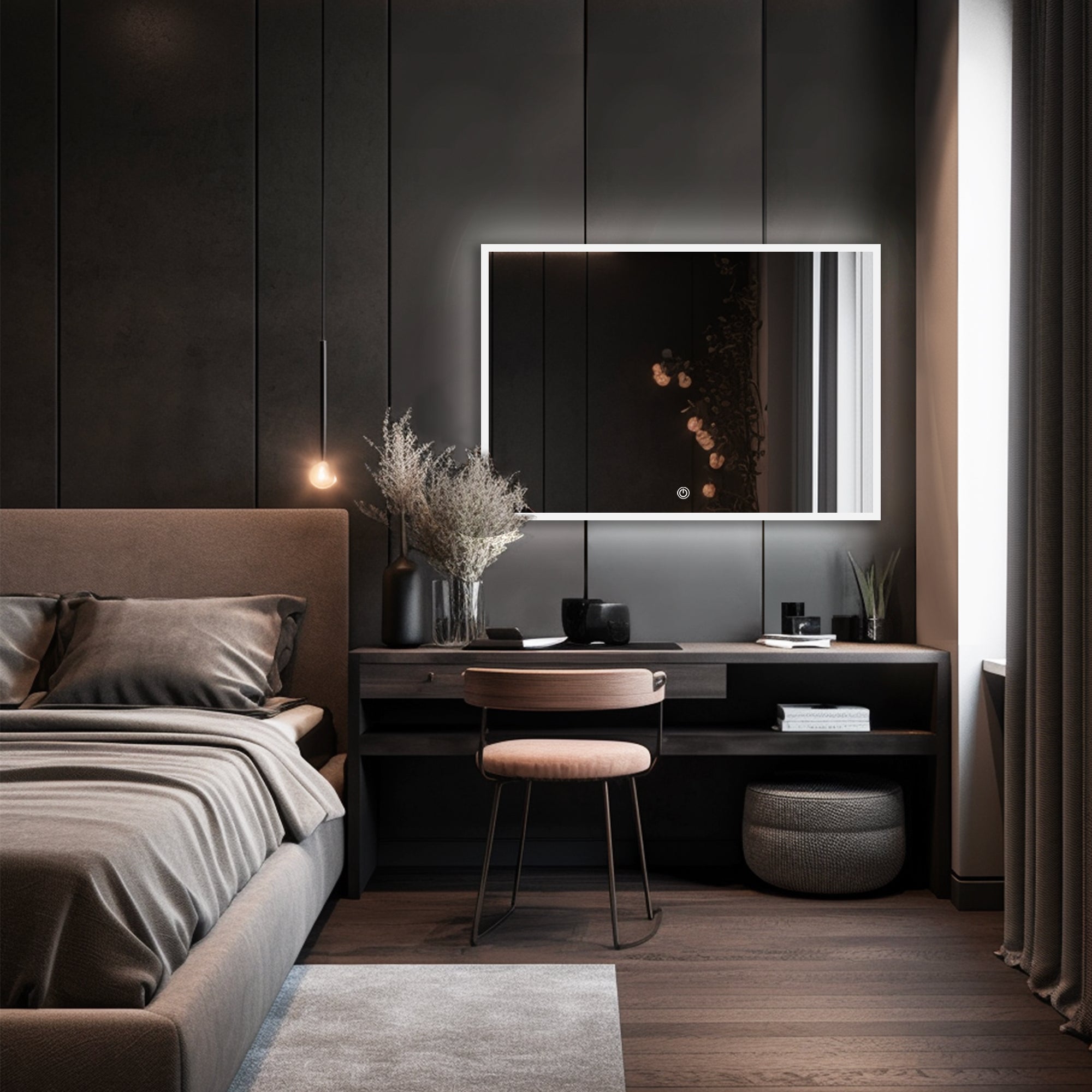 NEPTUNE Custom LED Mirror with Edge Frosted