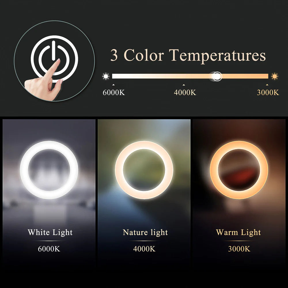 NEPTUNE Rectangular Frontlit LED Mirror with Demister