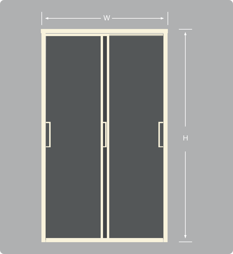 PHANTOM Customize Inline Shower Door with Ultra Clear Glass dimensions
