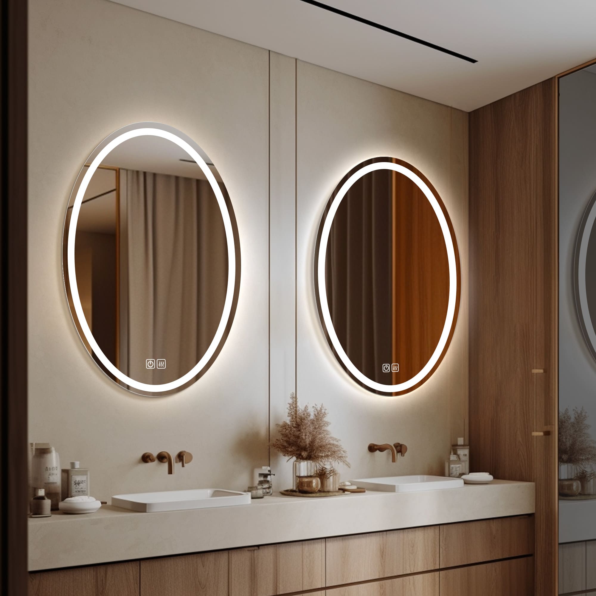 Pluto LED Mirror for bathroom