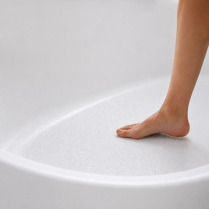 Solid underfoot, and not slippery