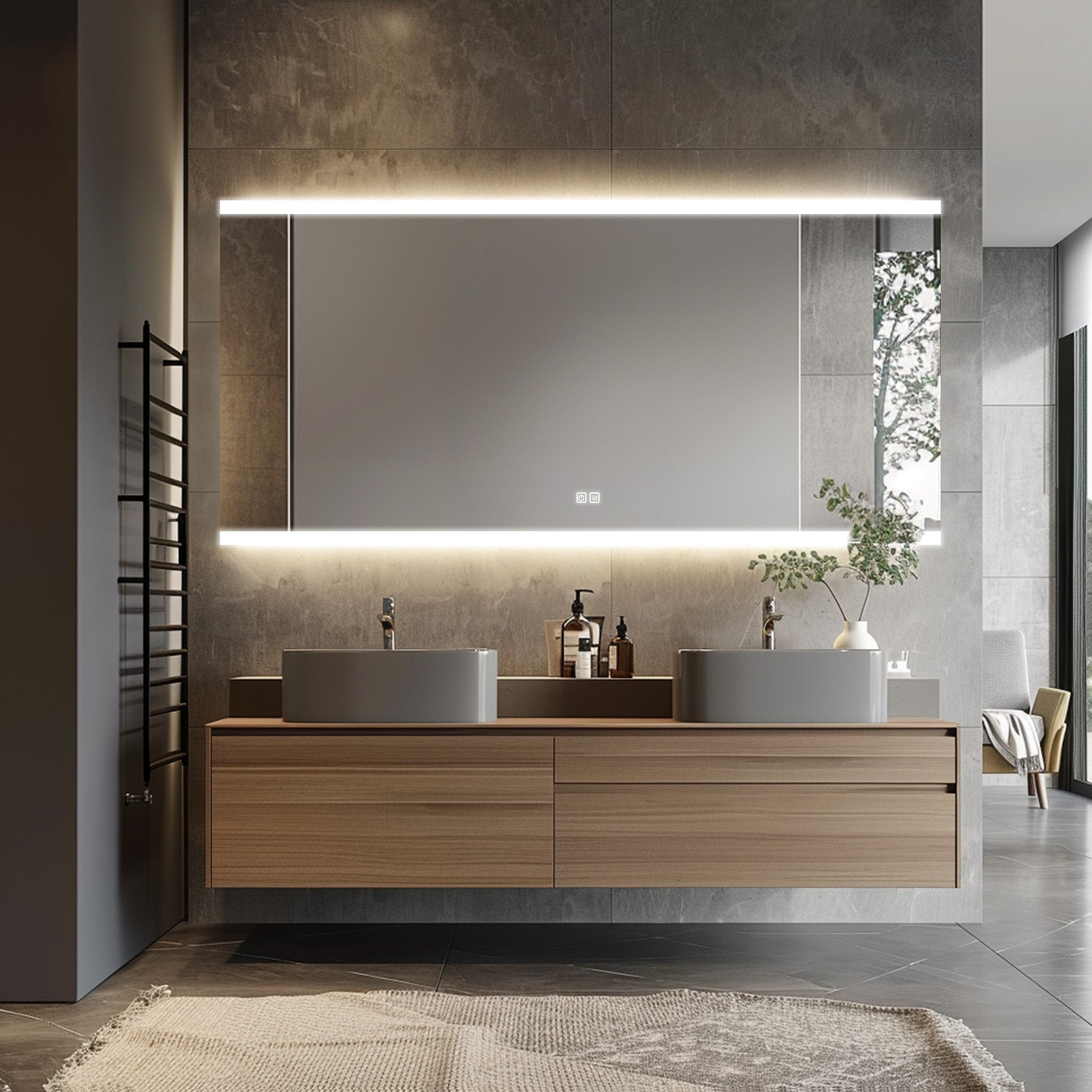 VENUS Custom LED Mirror with Edge Frosted