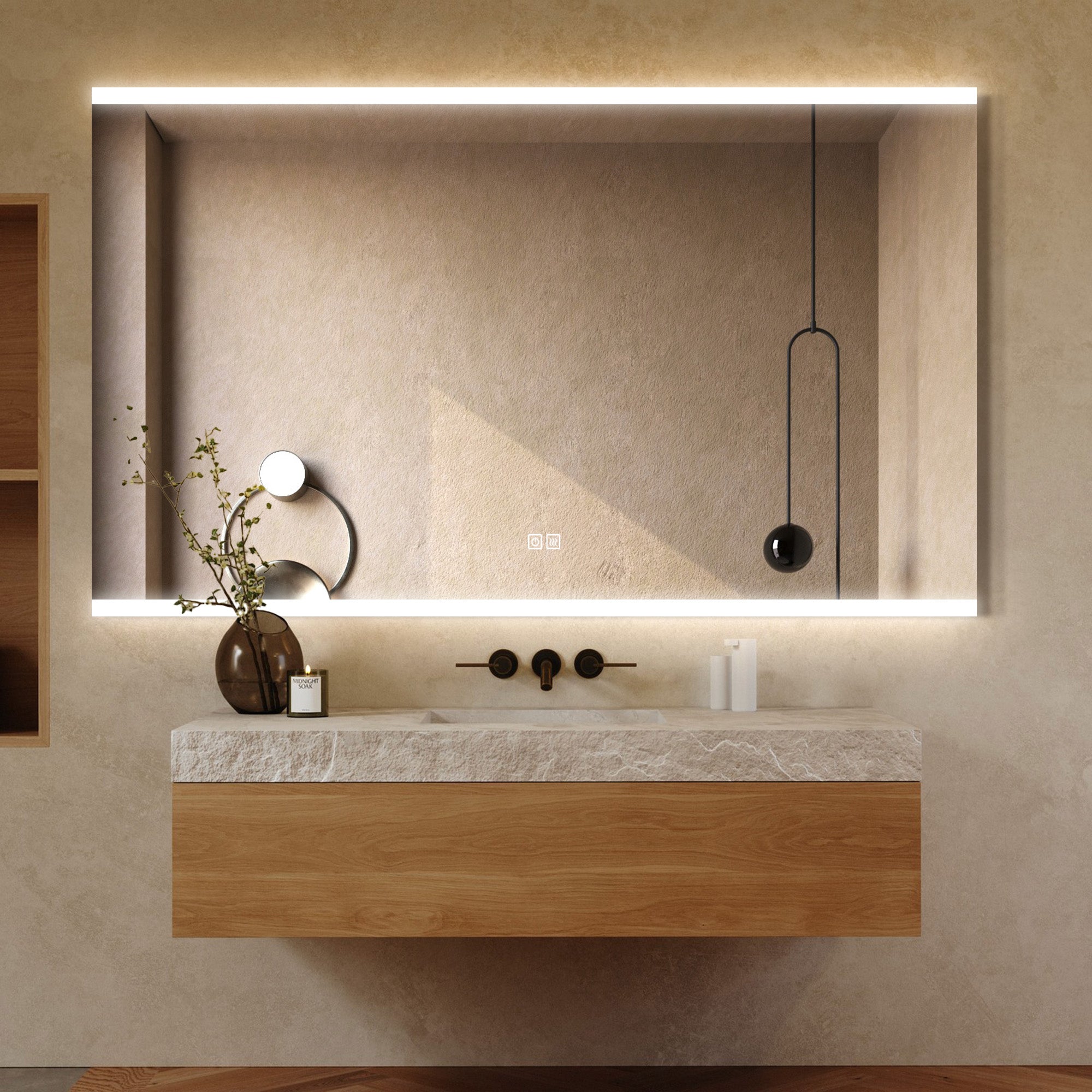 VENUS Custom LED Mirror with Edge Frosted