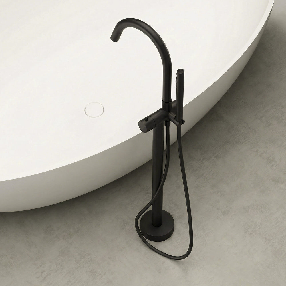 VIRELLA Freestanding Bathtub Faucet Brass Material Floor Mounted Tub Filler