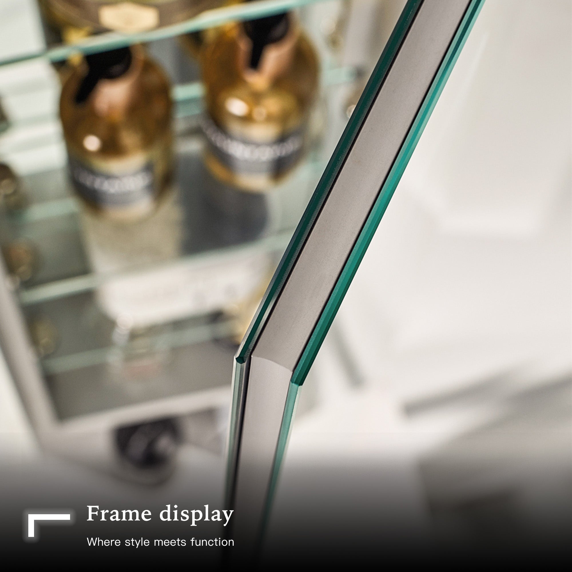 ELARA Custom LED Mirror Medicine Cabinet with Recessed Design