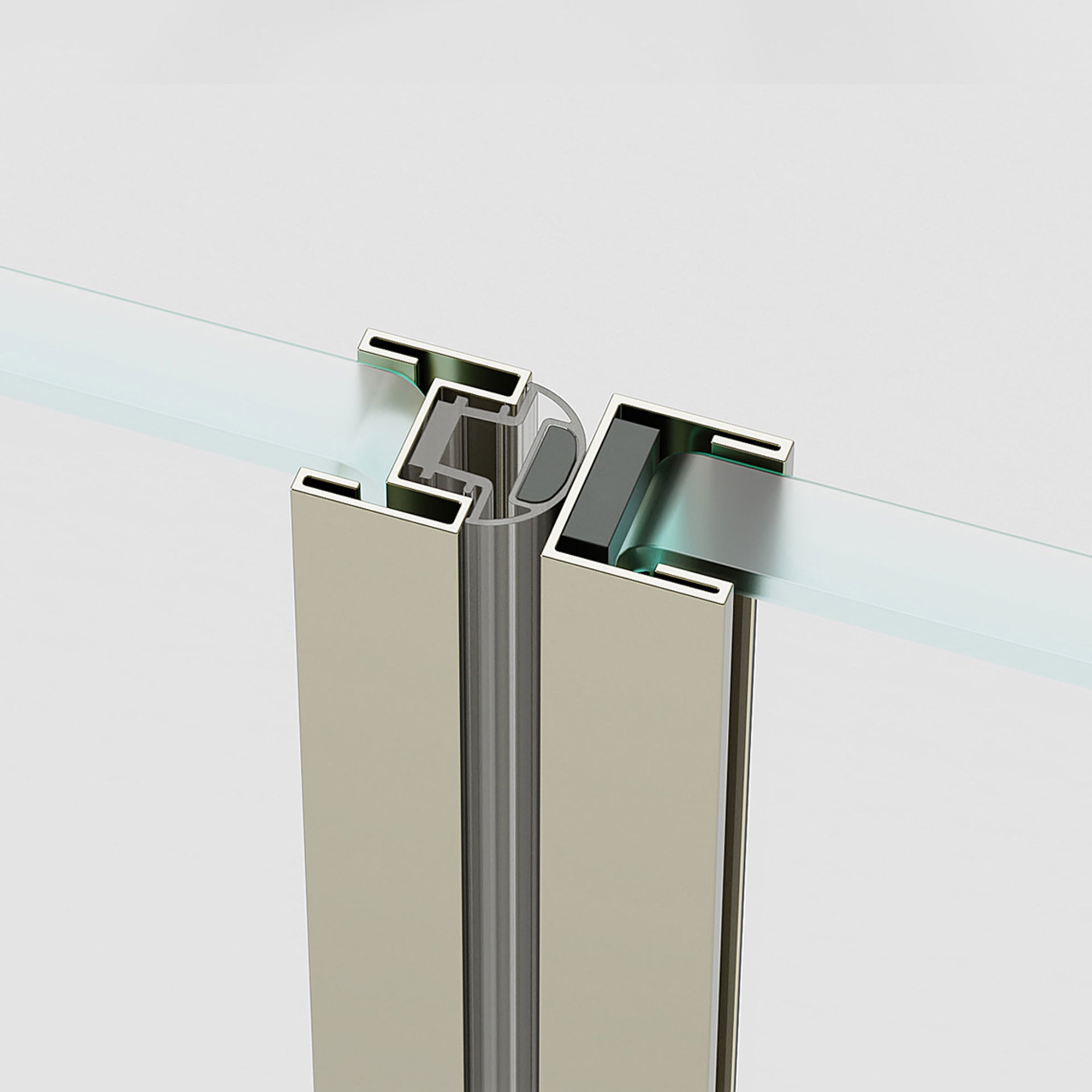 VELTIS Customize U-Line Shower Door with Ultra Clear Glass