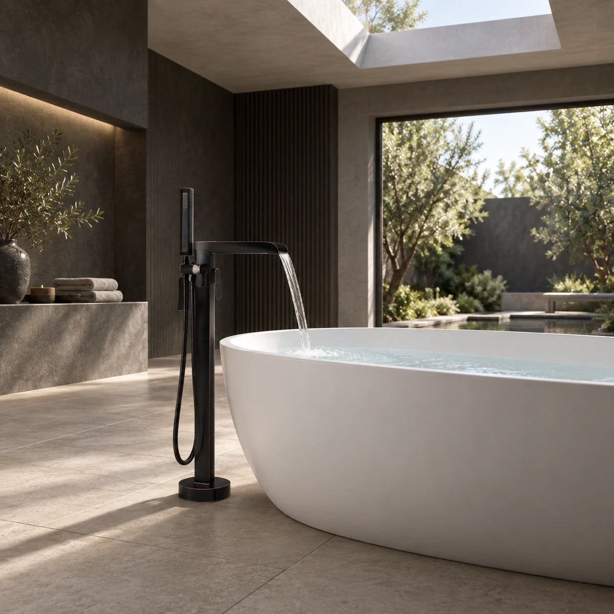 Solvira Brass Tub Filler ORB Scene 02