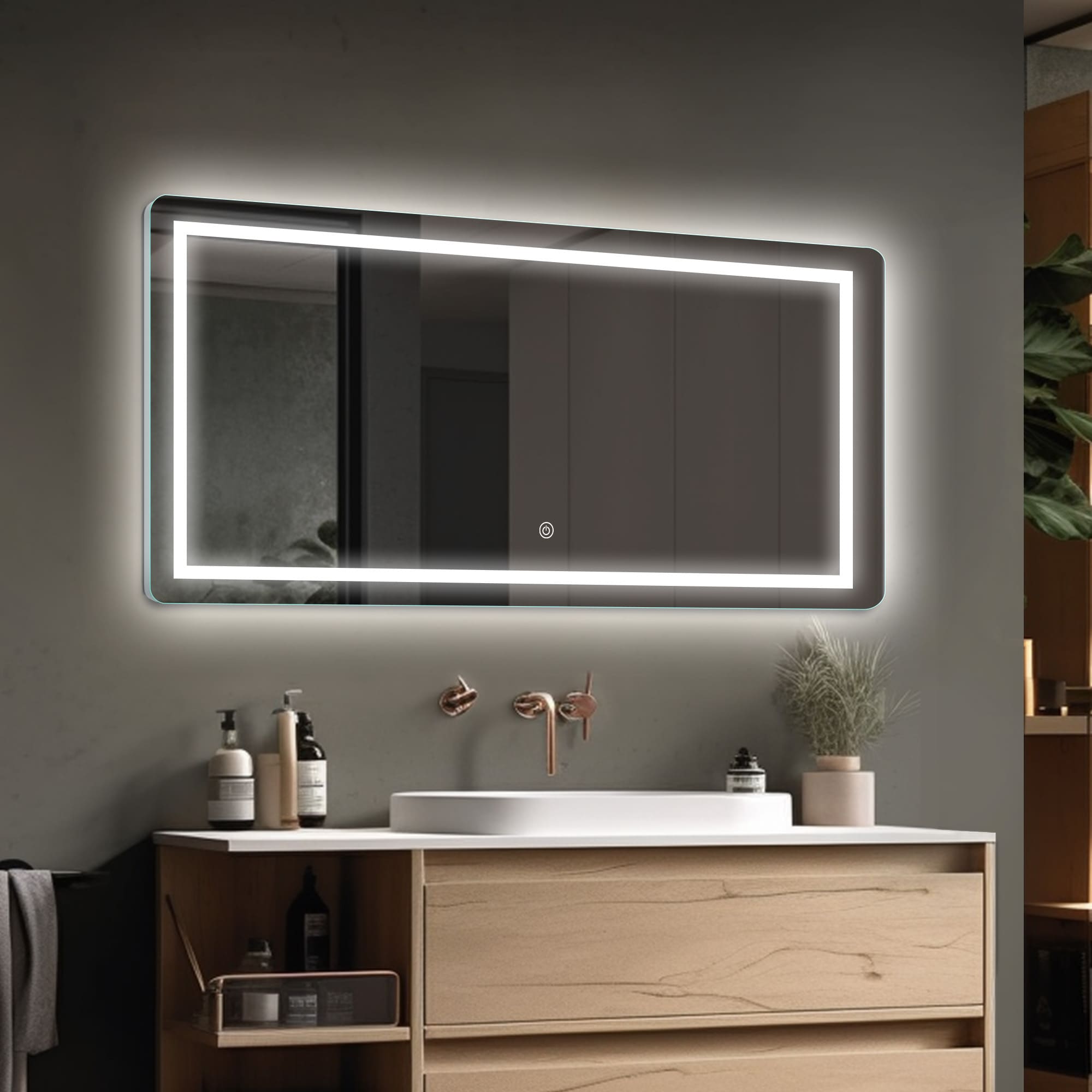 Canopus Custom LED Mirror Bathroom