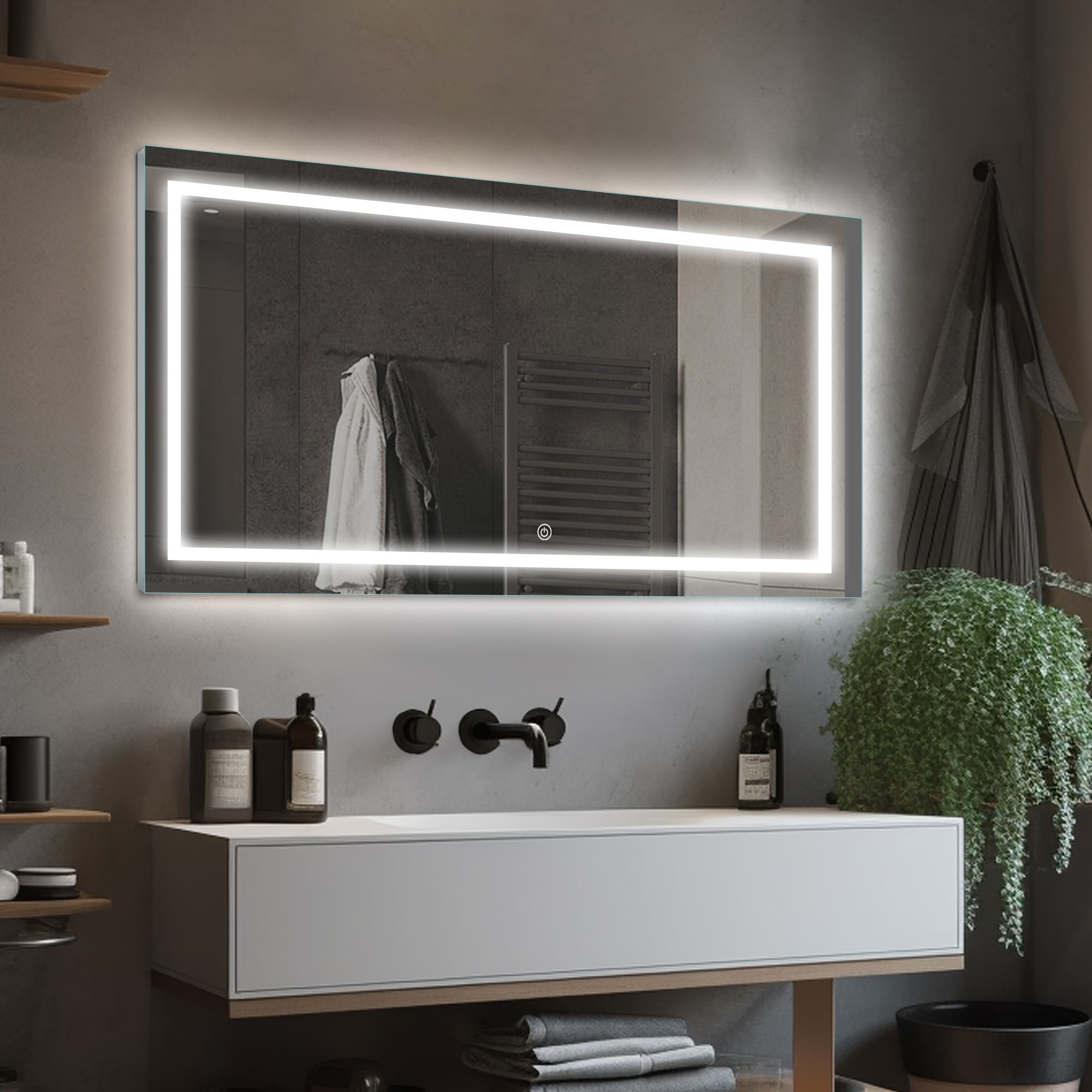 Element Illuminated Bathroom Mirror