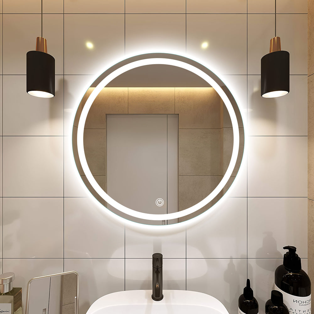 Backlit LED Mirrors with Custom Quote Print Inyouths